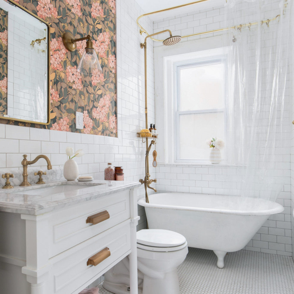 Park Slope Subway Glossy White Ceramic Wall Tile