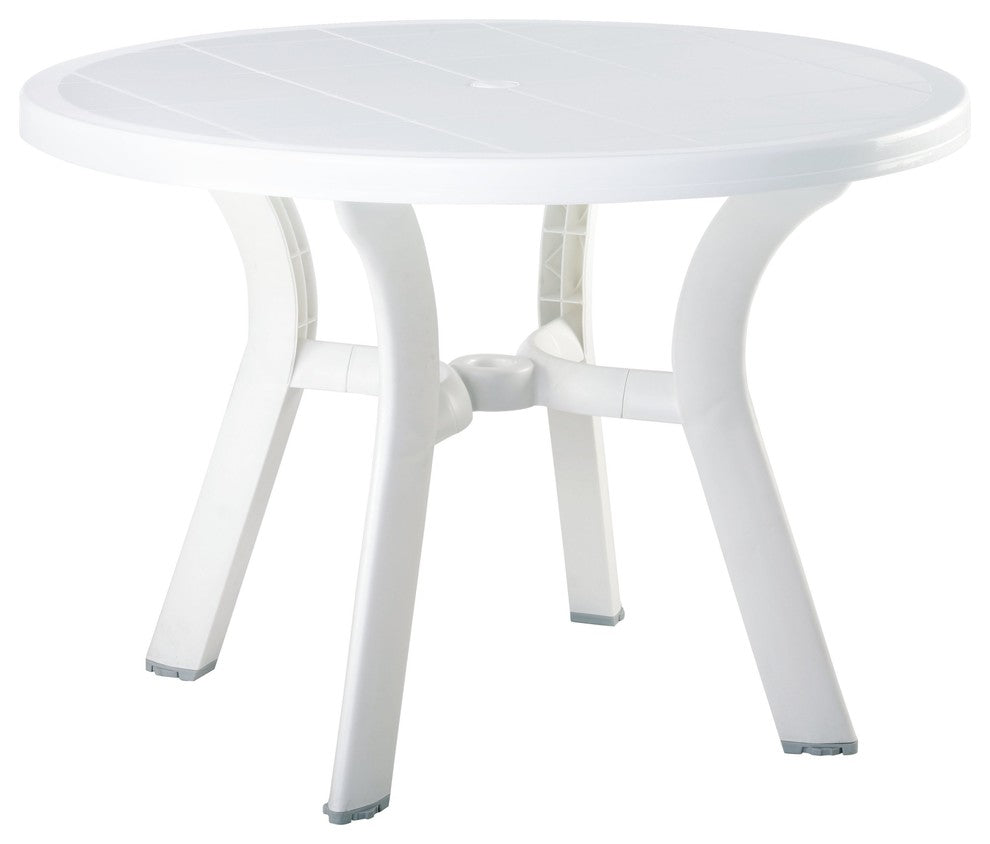Compamia Truva Outdoor Dining Table, White