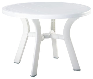 Compamia Truva Outdoor Dining Table, White