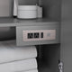Wyndham WCF414166DGZCMUNSM58 Strada 66 Inch Double Bathroom Vanity in Dark Gray