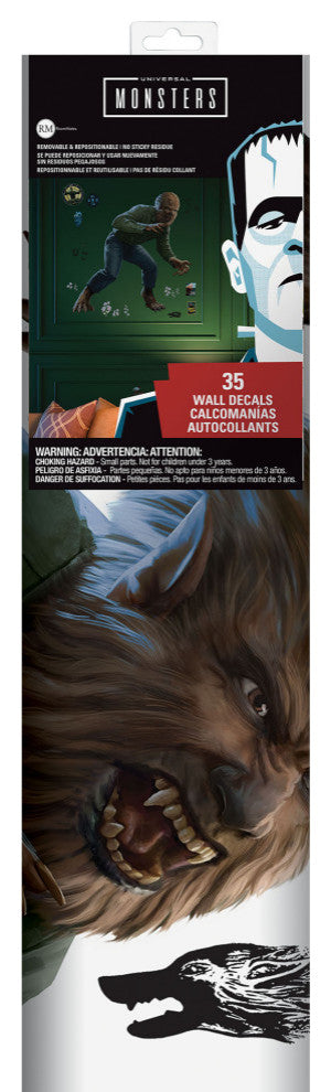 Classic Monsters The Wolf Man Giant Peel and Stick Wall Decals