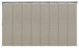Estelle 8-Panel Track Extendable Vertical Blinds 130-175"W