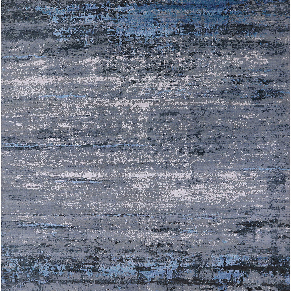 Ahgly Company Indoor Square Mid-Century Modern Area Rugs, 5' Square