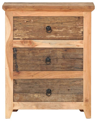 vidaXL Sideboard Storage Buffet Cabinet Solid Wood Acacia and Reclaimed Wood
