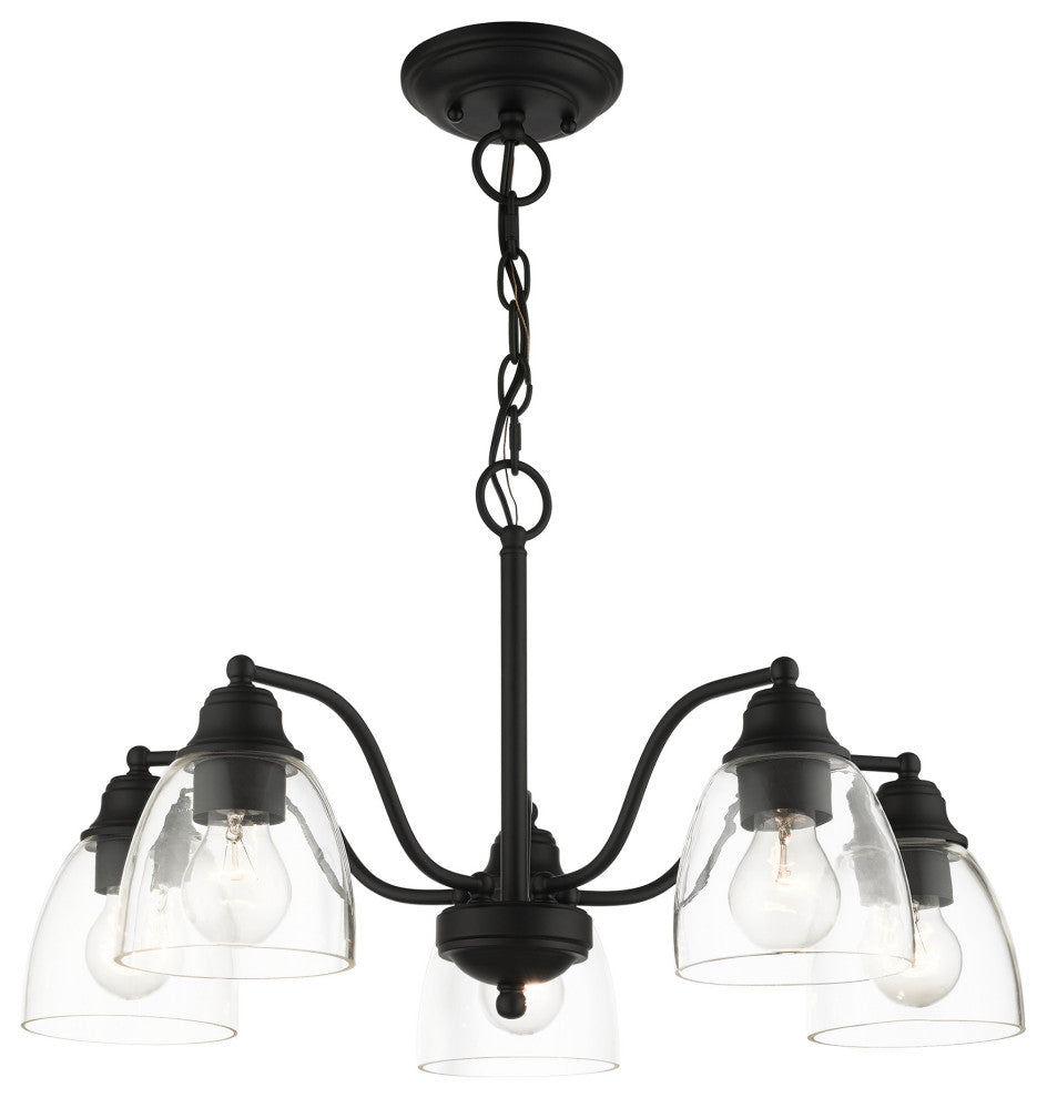 Black Transitional, Colonial, Updated Traditional, Chandelier