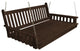 Pine Traditional English Swingbed, Walnut Stain, 6 Foot