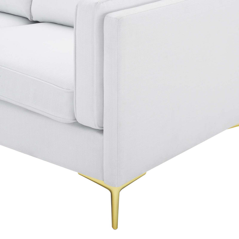 Sofa, Fabric, White, Modern, Living Lounge Room Hotel Lobby Hospitality