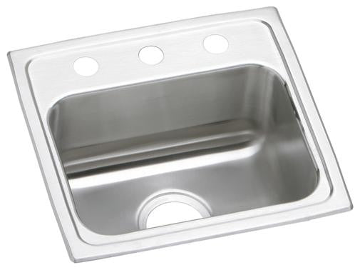 LRAD1716653 Lustertone Classic Stainless Steel 17" x 16" Drop-in ADA Sink