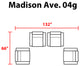 kathy ireland Madison Ave. 4 Piece Aluminum Patio Furniture Set 04g, Midnight