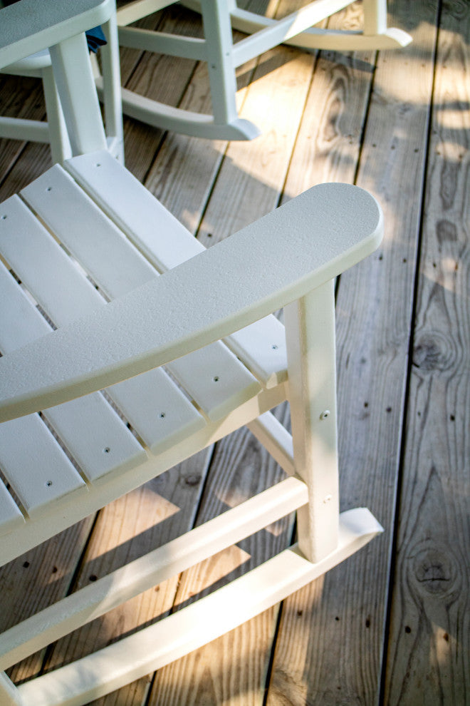 Polywood Presidential 3-Piece Rocker Set, White