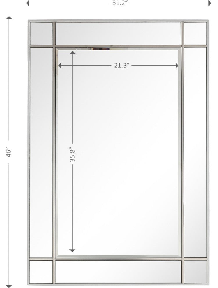 Stainless Steel Wall Mirror