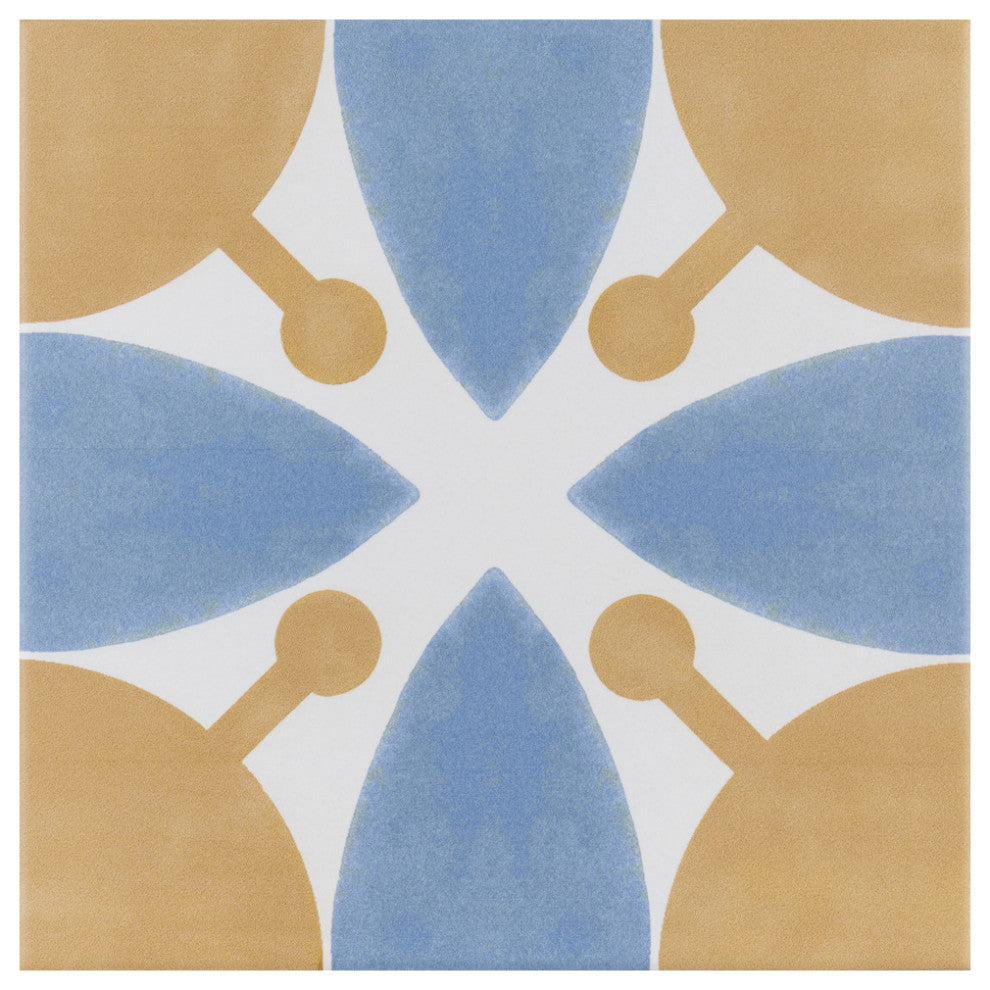 Revival Ceramic Floor and Wall Tile, Leaf