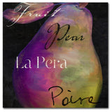 Color Bakery 'Painted Pear II' Canvas Art, 35"x35"