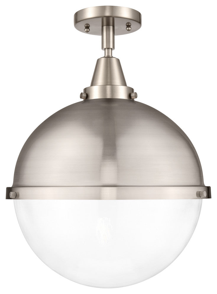 Innovations 447-1C-SN-HFS-122-SN-LED 1 Light Flush Mount, Brushed Satin Nickel