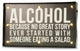 Alcohol Sign, Led Lighted, Wall Mountable