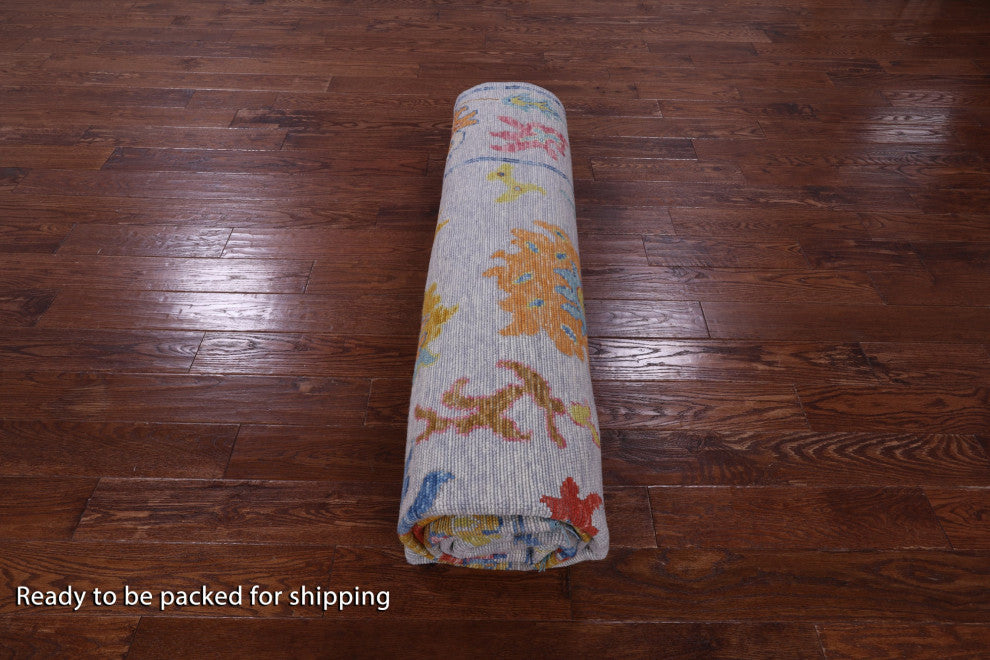 8' 9" X 12' 0" Turkish Oushak Handmade Wool Rug - Q14817
