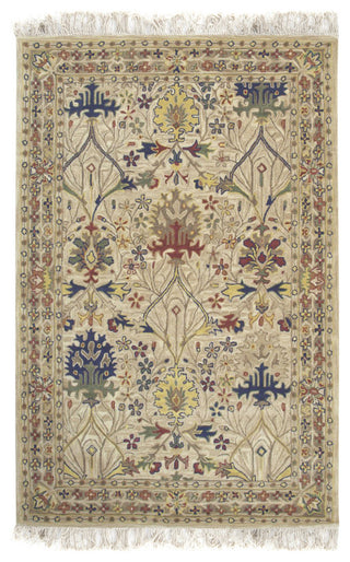 EORC Ivory Hand-Tufted Wool Morris Rug 7'9x9'9