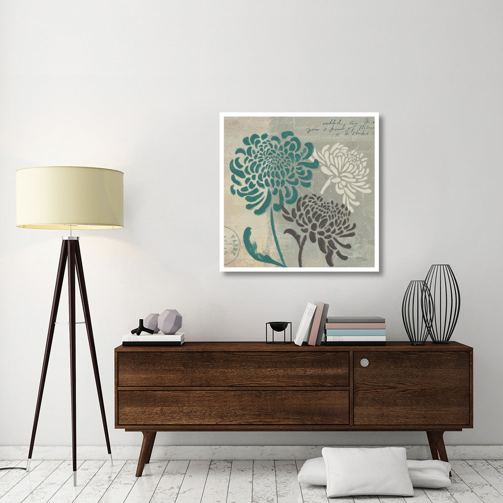 "Chrysanthemums I" Digital Paper Print by Wellington Studio, 38"x38"