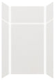 Transolid Expressions Shower Wall Kit, Gray, 36"x48"x96"