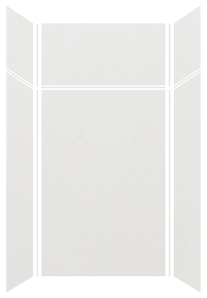 Transolid Expressions Shower Wall Kit, Gray, 36"x48"x96"