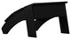 Sawyer Modern All-Weather Poly Resin Wood Adirondack Ottoman Foot Rest, Black