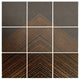 Deny Designs Iveta Abolina Nugget Creek Wood Wall Mural, 4'x4'