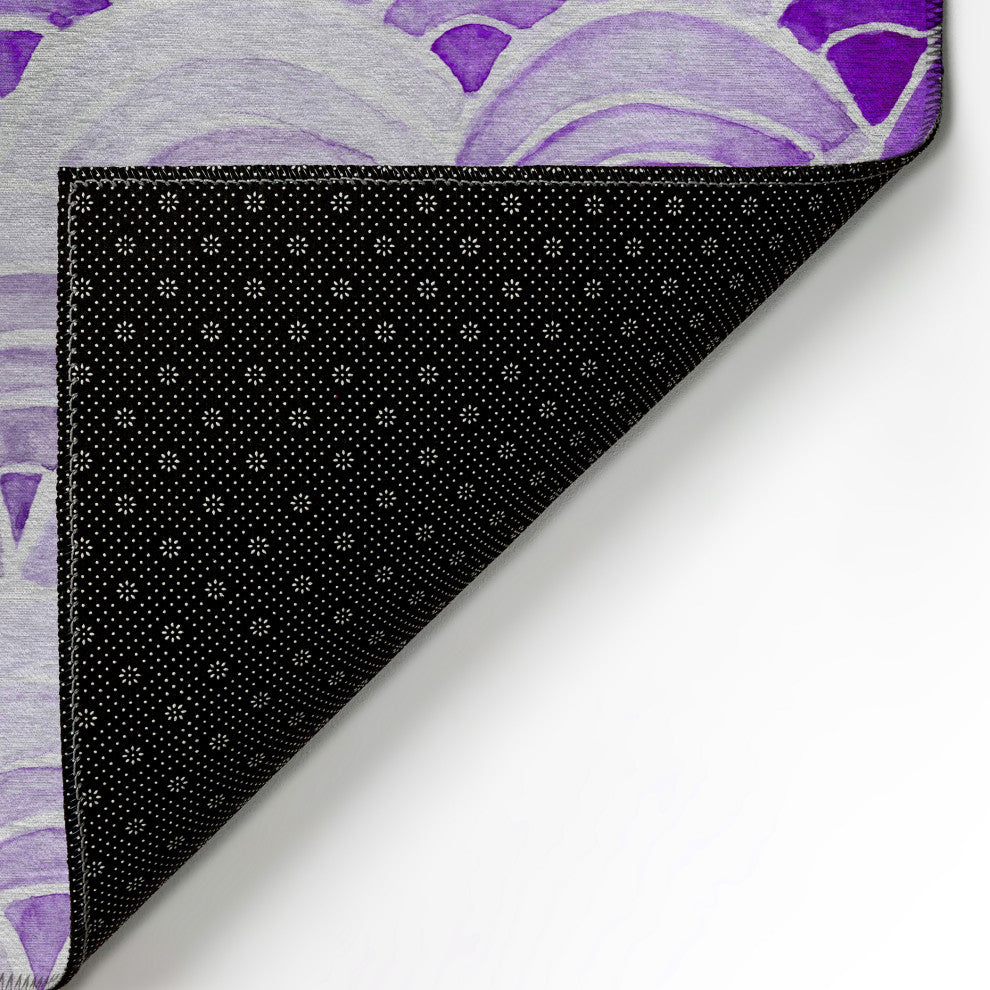 Indoor/Outdoor Seabreeze SZ5 Violet Machine Washable 9' x 12' Rug