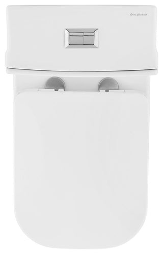 Concorde One-Piece Square Toilet Dual Flush 0.8/1.28 GPF, Glossy White