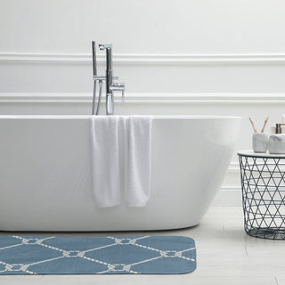 24" x 17" Ahoy! Bathmat, Dusty Smoke