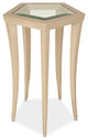 La Rachelle Chairside Table - Medium Champagne
