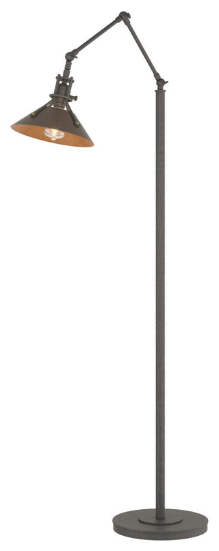 Henry Floor Lamp, Natural Iron, Bronze Accents
