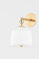 White Plains 1-Light Wall Sconce Aged Brass