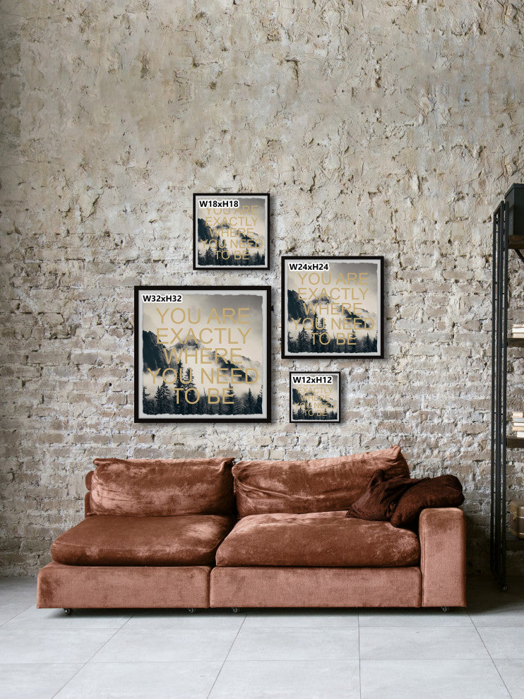 "Take Your Time" Framed Painting Print, 32x32