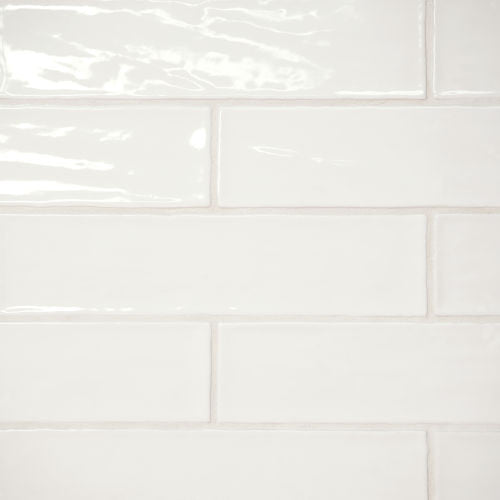 Marin 2.5" x 10" Ceramic Wall Tile, Pearl White (28-pack/5.09 sqft.)