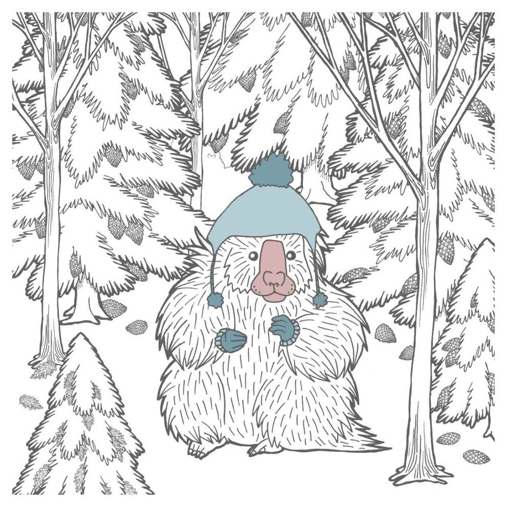 "Color the Forest Color IX" Digital Paper Print by Elyse DeNeige, 26"x26"