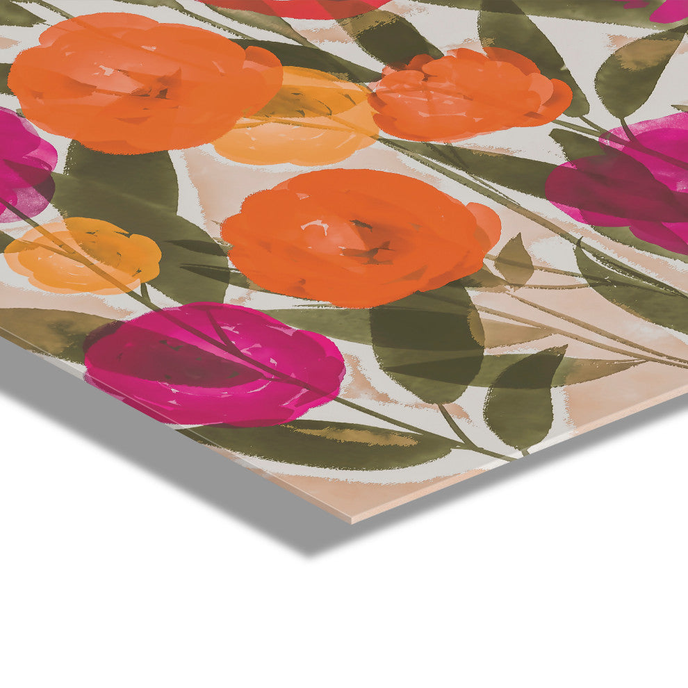 Spring Bouquet Floating Acrylic Art by Amy Lighthall, Assorted 23x23