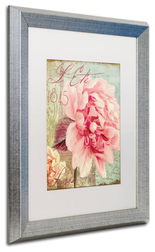 Color Bakery 'Saisons III' Matted Framed Art, Silver Frame, White Mat, 16x20