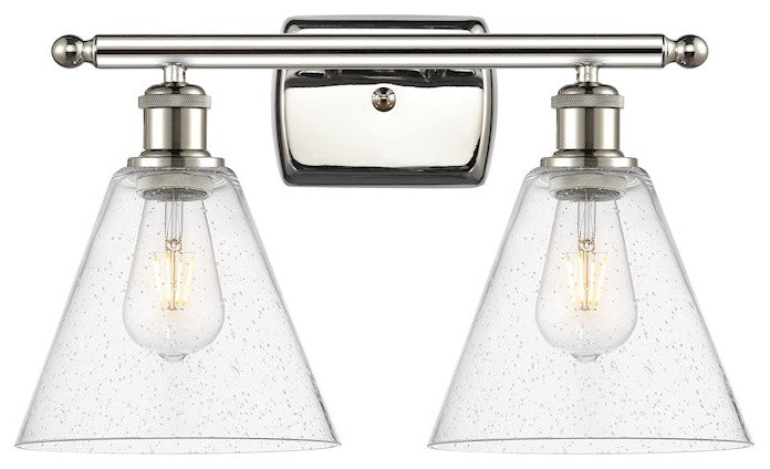 INNOVATIONS LIGHTING 516-2W-PN-GBC-84-LED Ballston Cone Bath Vanity Light