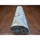 Beau Blue Vintage Look Kazak Hand Knotted Wool Oversized Rug 12'1"x17'4"