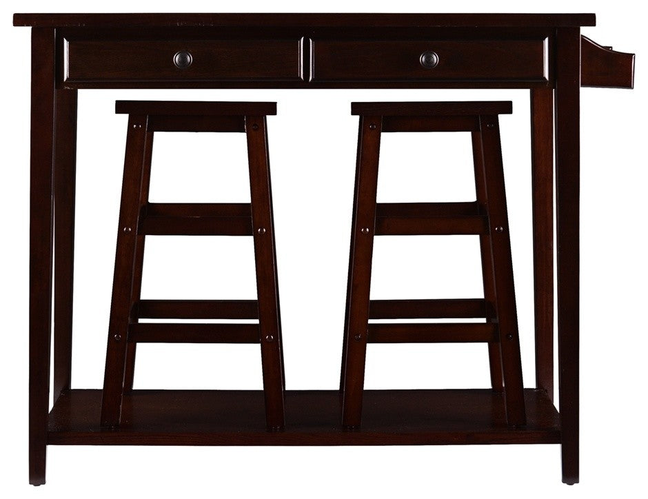 Parkhills 3-Piece Breakfast Set, Espresso