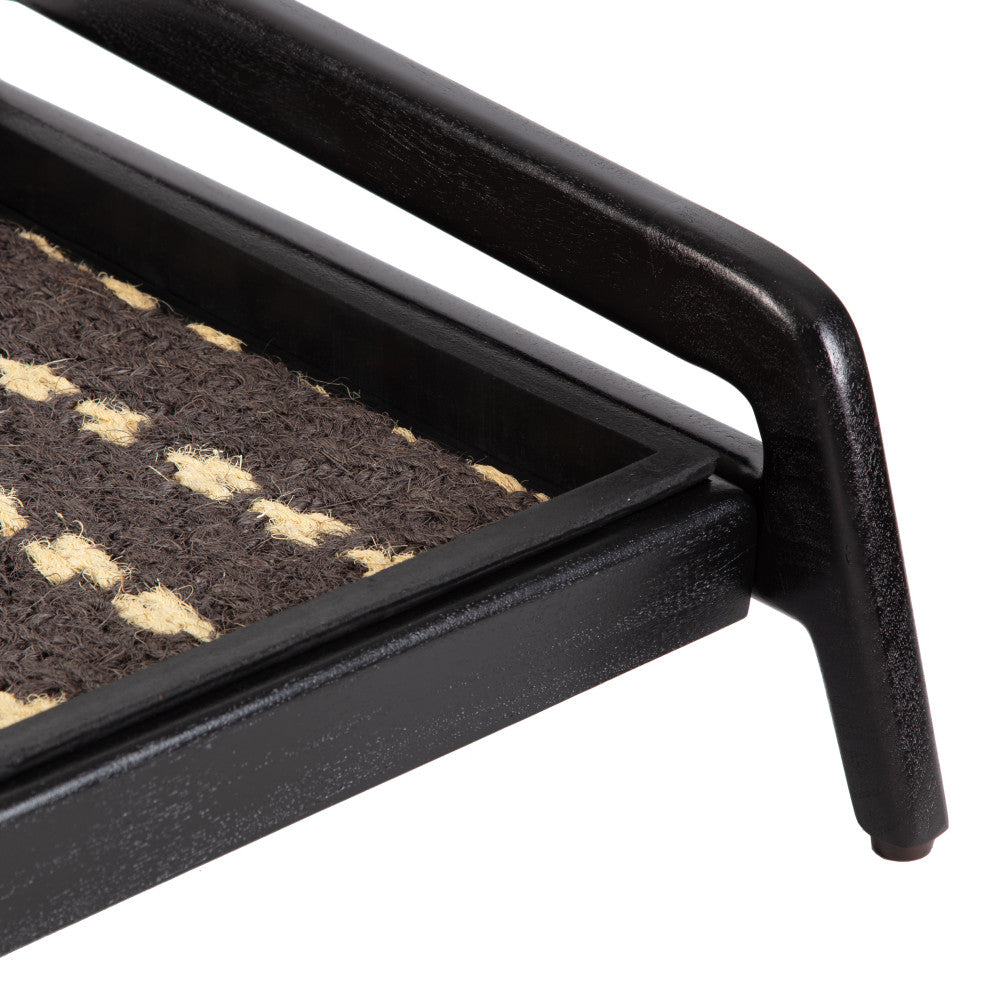 Single-Tier Black Stand With 3-Pair Rubber Boot Tray Stevie and Paul