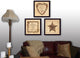 "Love Begins at Home" Collection By Linda Spivey, Printed Wall Art, Black Frame