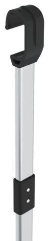vidaXL Wardrobe Hanging Rail Silver