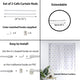 Bundle 2 Cafe Curtain Rods and 4 Self Adhesive Hooks, White, 24" to 32"