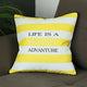18"X18" Scandi Square Life Printed Decorative Throw Pillow Cover