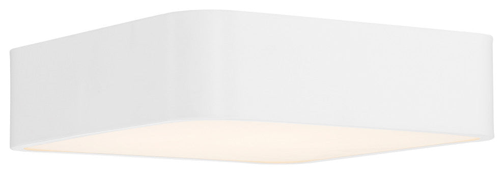 Access Lighting 49980LEDD-ACR Granada 12"W LED Flush Mount Square - White