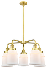Innovations Canton 5 24" Chandelier Satin Gold