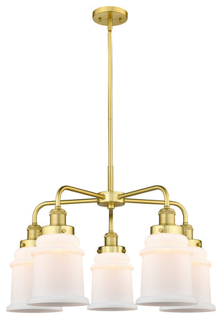 Innovations Canton 5 24" Chandelier Satin Gold