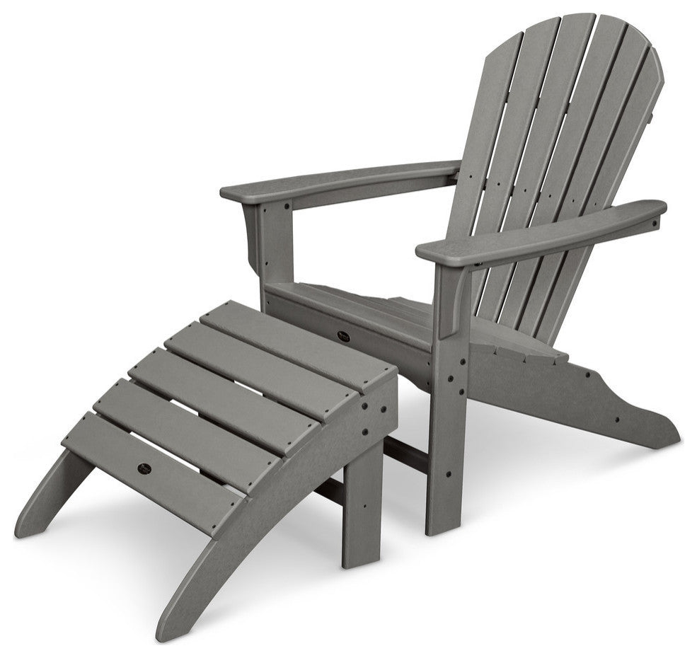 Yacht Club Shellback 2-Piece Adirondack Seating Set, Stepping Stone