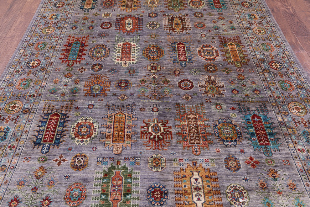Hand Knotted Persian Wool Rug 6' 9" X 9' 8" - Q12204